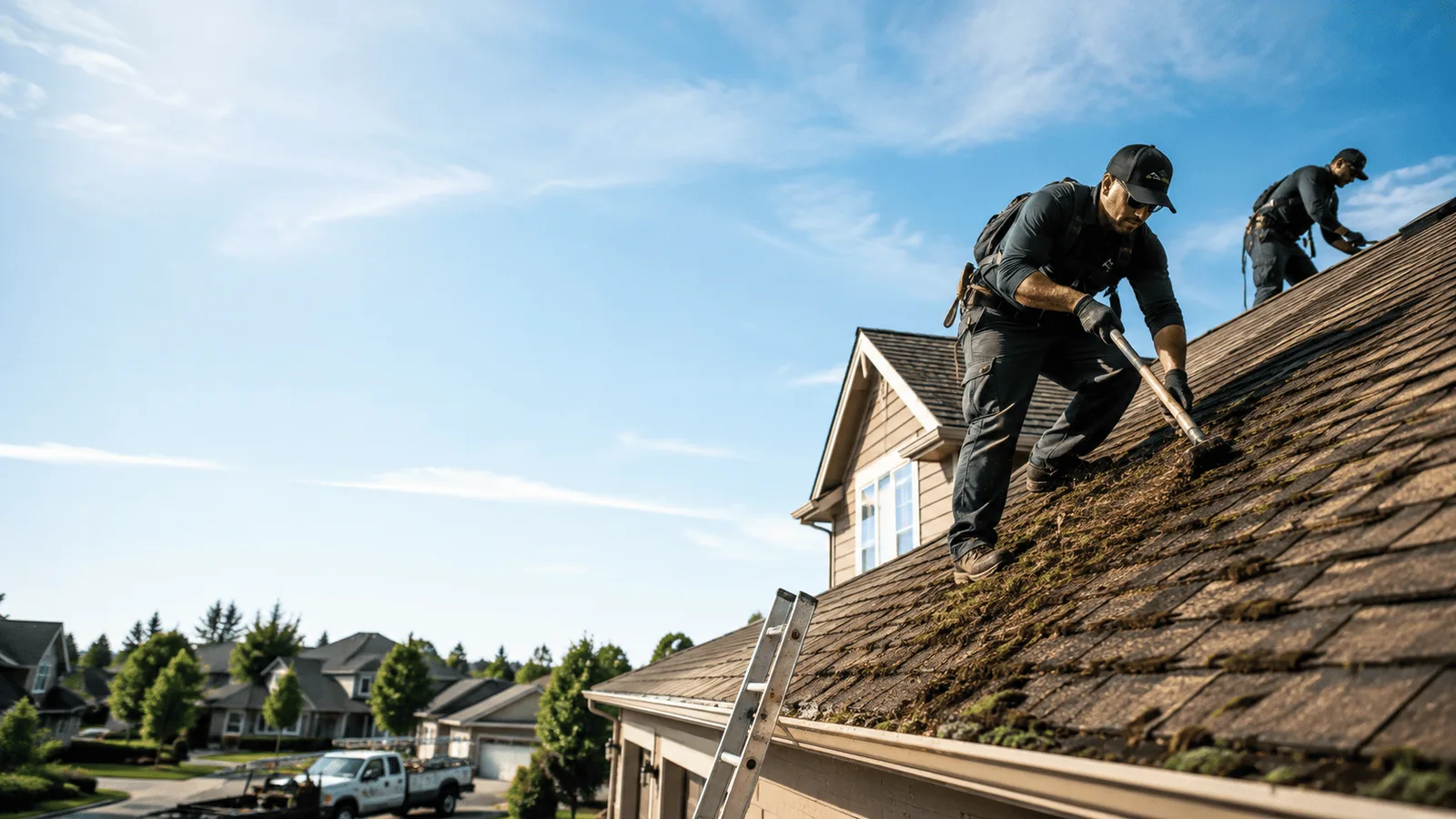 Roof Moss Removal in Stetsonville, WI near me